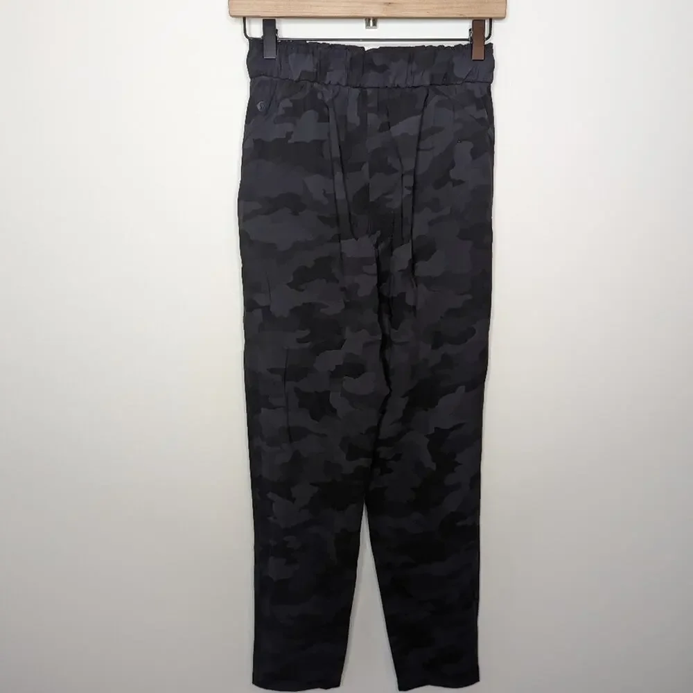 Lululemon Keep Moving Pant 7/8 High- RiseIncognito Camo Multi Grey | Size 4 - Picture 10 of 11